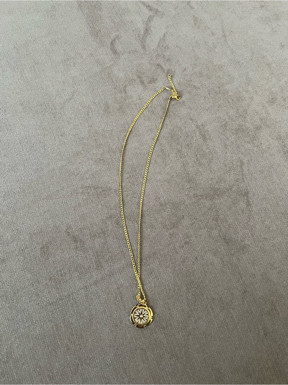 Baublebar Gold Compass Pendant Necklace - Women's Jewelry - Picture 4 of 4